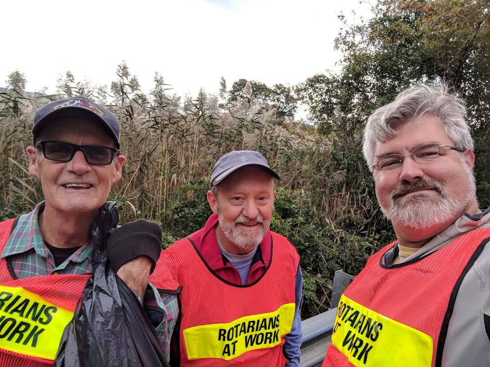 Volunteering with the Rotary club